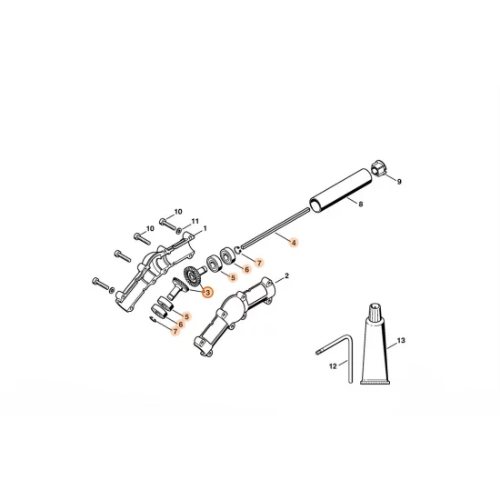 STIHL  Zestaw zębnika 4138 640 7304
